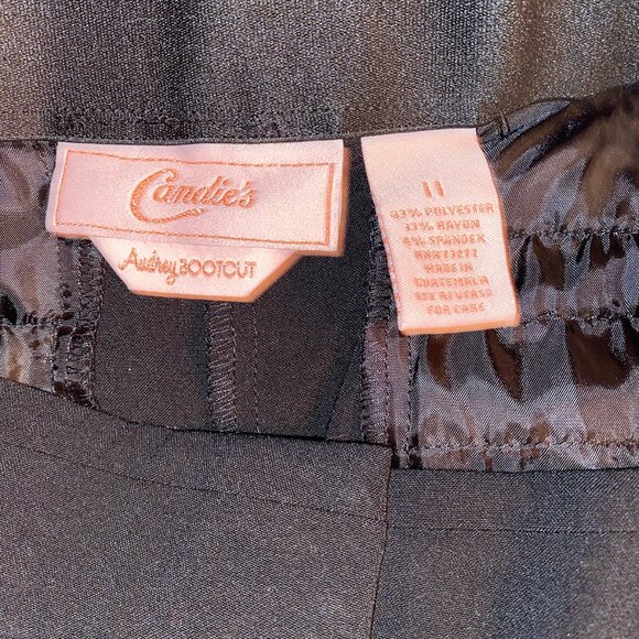 Candie’s Slacks Dress Pants Trousers, Black, Size 11, NWT - Picture 6 of 6